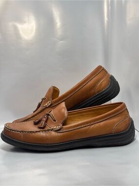 Tommy Bahama Brandy Men's Size 8.5 M Tassel Loafer Casual Shoes  Leather Tan
